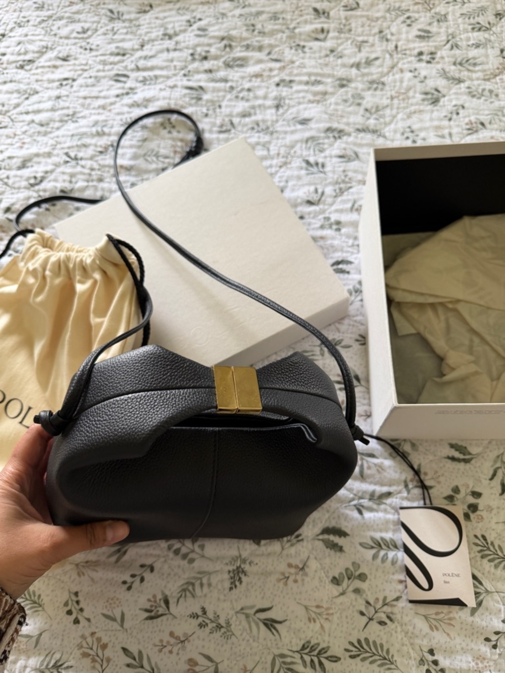 Polene Black Beri Bag Crossbody - Picture 7 of 12